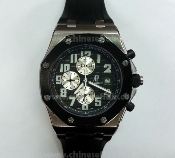 AUDEMARS PIGUET Royal Oak 44mm SS Black rubber band AUDEMARS PIGUET Royal Oak 44mm SS Black rubber band